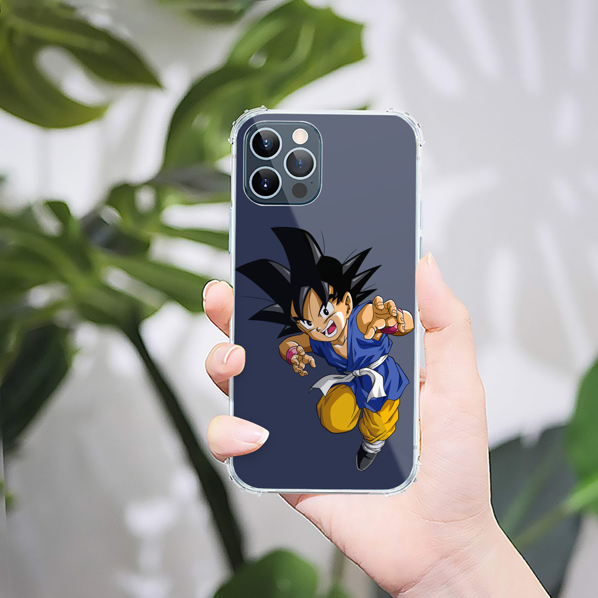 （画像用） ドラゴンボール 孫悟空（そん ごくう）Son Goku カカロット DRAGON BALL Kakarotto 【iPhone 12シリーズ対応】透明スマホケース（クリアソフトケース）
